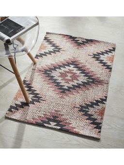 Mona B - Ethnic Multi-Color Rug (2x3 Feet)
