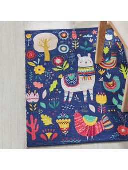 Mona B - Ethnic Multi-Color Rug (2x3 Feet)