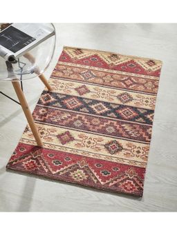Mona B - Ethnic Multi-Color Rug (2x3 Feet)