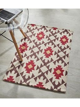 Mona B - Ethnic Multi-Color Rug (2x3 Feet)