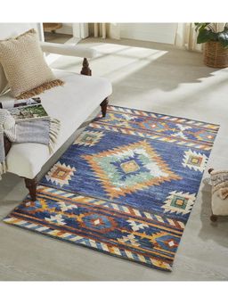 Mona B - Feet Ethnic Multi-Color Rug (3.5x5.5 Feet)