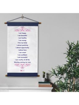 Indigifts - Inspirational Quote Printed Canvas Scroll For Home