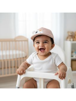 Kicks and Crawl - Baby Blush Pink Cap