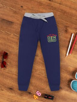 3PIN - Boys Cotton Stylish Comfy Joggers - Navy Blue