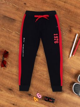 3PIN - Boys Cotton Stylish Comfy Joggers - Black