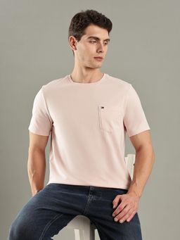 Tommy Hilfiger - Solid Regular-Fit Cotton T-Shirt - Pink