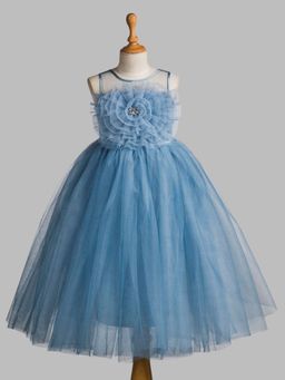 Toy Balloon Kids - Blue Gown Girls Party Wear Dress