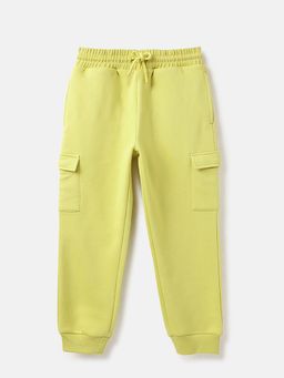 United Colors of Benetton - Boys Green Solid Joggers