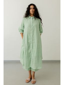 Silai Studio - Mint Green Cotton Kurta