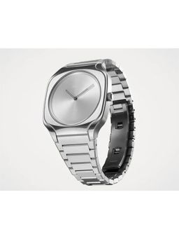 D1 Milano - Men Frame Square Silver Analog Dial Watch (SQBJ10) (M)