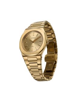 D1 Milano - Women Mellow Ultra Thin Gold Analog Dial Watch (UHBL02) (M)