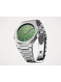 D1 Milano - Men Moss Ultra Thin Green Analog Dial Watch (UTBJ06) (M)