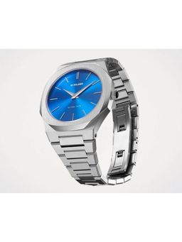 D1 Milano - Men Geo Ultra Thin Blue Analog Dial Watch (UTBJ09) (M)
