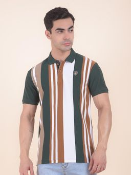 Cantabil - Stripes Multi-Color Polo T-Shirt