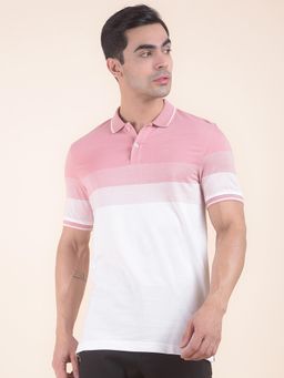 Cantabil - Ombre Pink Polo T-Shirt