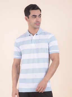 Cantabil - Stripes Blue Polo T-Shirt