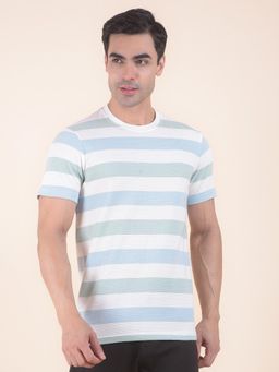 Cantabil - Colorblock Multi-Color T-Shirt