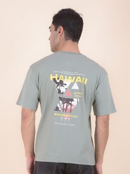 Cantabil - Printed Olive T-Shirt