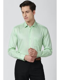 Peter England - Men Green Formal Shirt