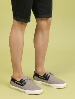 Yoho - Men Grey Sailor Stylish Comfortable Boat Shoes