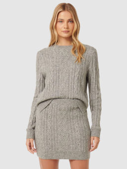 Forever New - Rosie Grey Cable Skirt