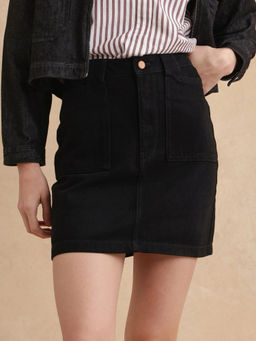 RAREISM - Misko Primary Black Regular Mini Skirt