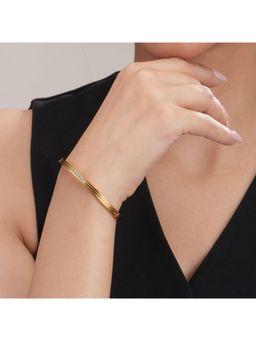 Palmonas - Women Diamond Allure Gold Plated Kada