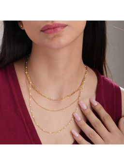 Palmonas - Women Moonlight Layered Pearl Necklace