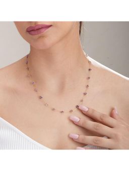 Palmonas - Women Purple Amethyst Cascade Necklace