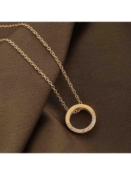 Palmonas - Women Gold Plated Halo Necklace