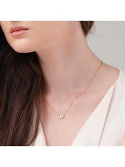 Palmonas - Women Small M Letter Necklace