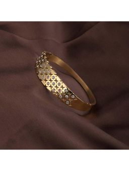 Palmonas - Women Shimmering Star Stones Gold Kada