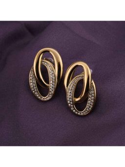 Palmonas - Women Elegant Interlinked Stud Earrings