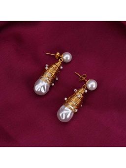Palmonas - Women Unique Pearl Drop Earrings