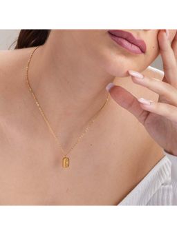 Palmonas - Women Gold Plated Classic Floral Stone Necklace