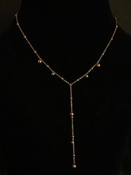 Palmonas - Women Gold Plated Beaded Necklace