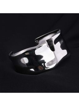 Palmonas - Women Crimped Silver Cuff