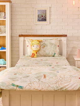 Cutie & Boo - Multi-Color Baby It's Wild World Duvet Cover & Filler with 1 Pillow Cover