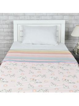 Cutie & Boo - Pink Ooh La Llama Reversible Blanket