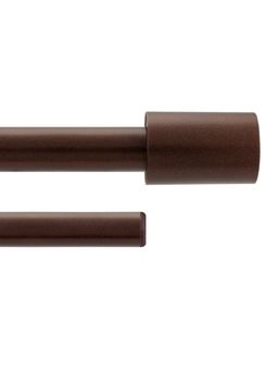 Deco Window - 52-144 Inch Adjustable Nickel Curtain Rod for Windows & Door