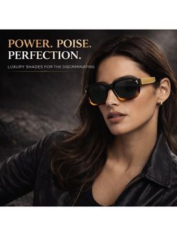 Zaadran - Brown Bagan-Gld Blk Brown Wayfarer Sunglass (Bagan-Gld Blk Brown) (54)