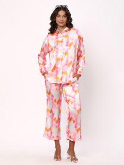 R&B - Women White Polyester Full Sleeves Shirt