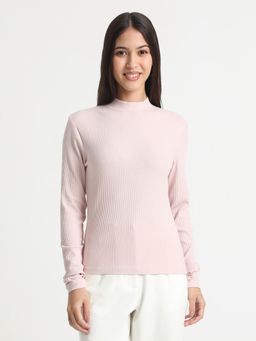 R&B - Women Pink Cotton Full Sleeves Top