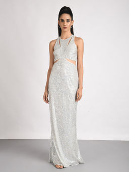 Attic Salt - Outshine Cut-Out White Dress