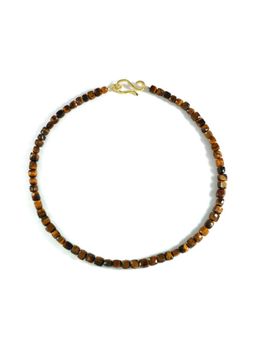 ARVINO - Earth Rhythm Tiger’S Eye Necklace- Sterling Silver