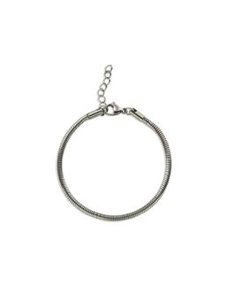 ARVINO - Silver Coil Men'S Bracelet Slim