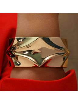 ARVINO - Gold Twist Openable Cuff Bangle