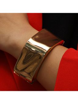 ARVINO - Gold Wave Openable Cuff Bangle
