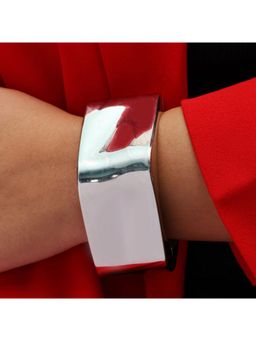 ARVINO - Silver Wave Openable Cuff Bangle