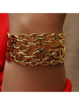ARVINO - Gold Meshwork Cuff